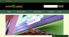 Desktop Screenshot of intersigns.com.br