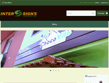 Tablet Screenshot of intersigns.com.br